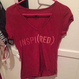 Inspire red campaign shirt