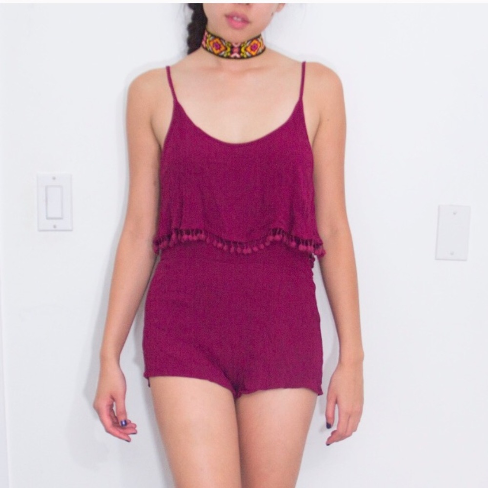plum xs romper