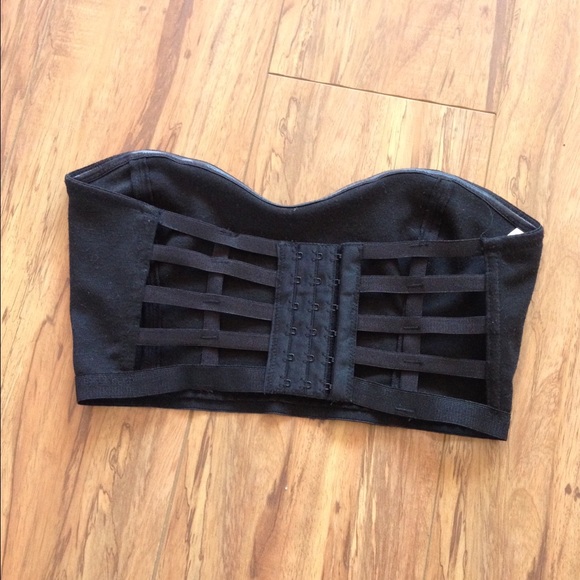 🚫SOLD🚫Black Urban Outfitters Strappy Bandeau - Picture 2 of 4