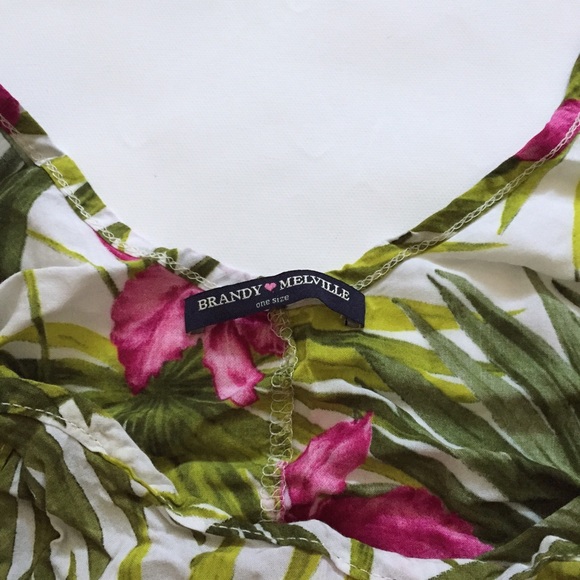 Brandy Melville Floral Tank - Picture 3 of 3
