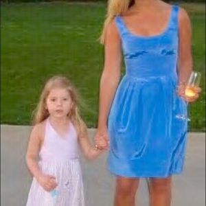 Shoshanna size 0 blue cocktail dress