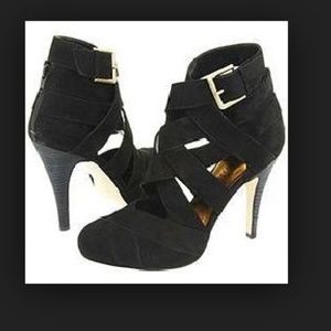 Black suede bootie!
