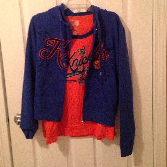 Ny Knicks sweater & long sleeve bundle