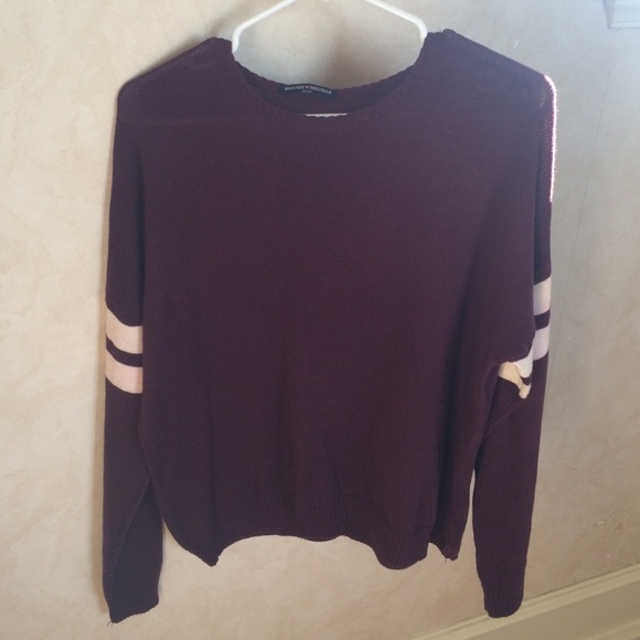 Burgundy Veena Sweater