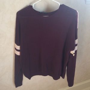 Burgundy Veena Sweater
