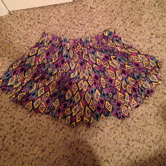 Brand new. Never work flare shorts
