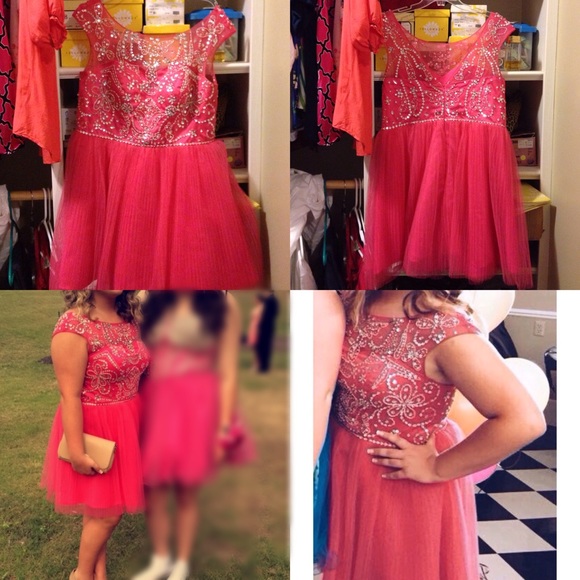 Short Tulle Ballgown Homecoming/Prom Dress - Picture 3 of 3