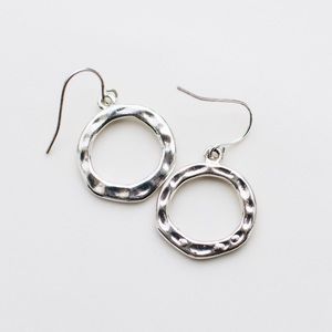 Silver Ring Earrings
