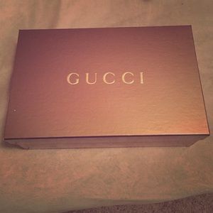 Black patent leather Gucci sandals