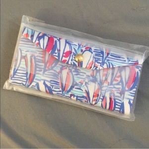 Red Right Return sunglass case.