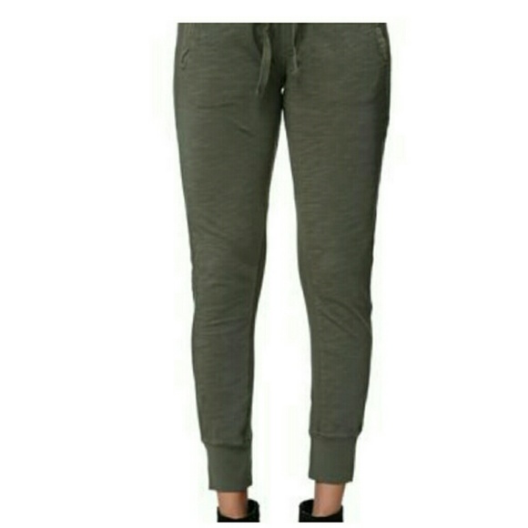 LA hearts Rib Woven Paneled Jogger Pants