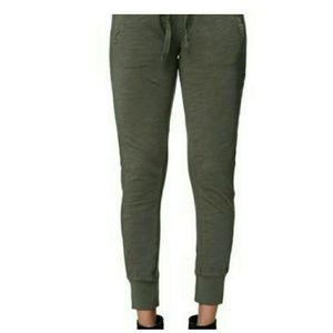 LA hearts Rib Woven Paneled Jogger Pants