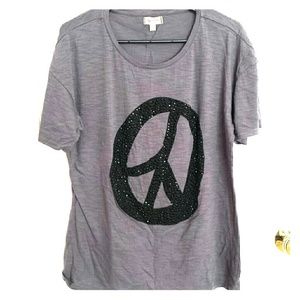Olsenboye Oversized Tshirt, Grey, Small