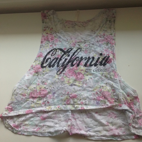 cute California floral shirt