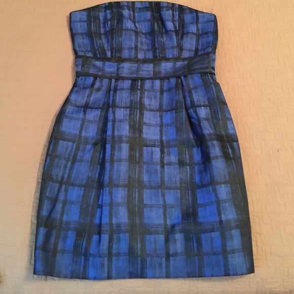 Blue & Black dress for night out!