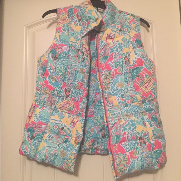 SOLD Lilly Pulitzer Vest In The Beginning - M
