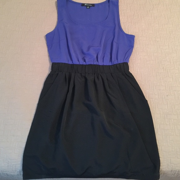 Blue & Black dress