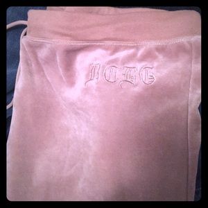 BCBG velour sweat pants