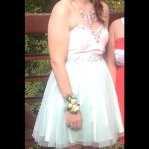 Addaley-Mint Homecoming Dress