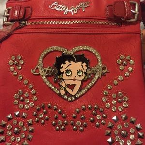 Betty Boop Gorgeous Red Cross Body Bag