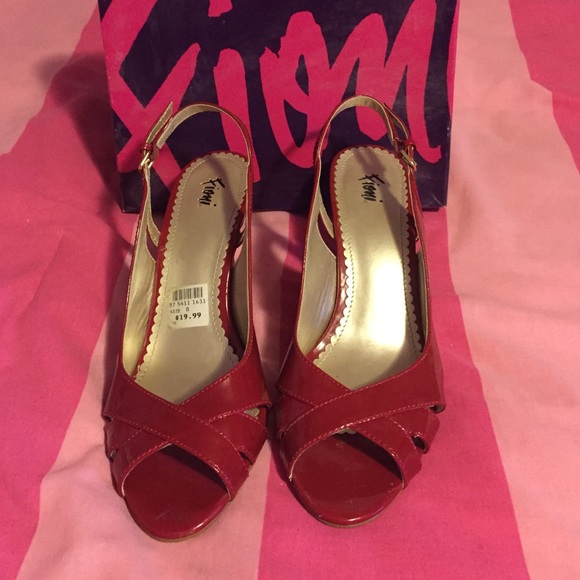 Patent leather heels