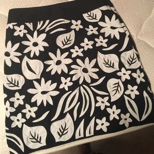 Black and white skirt