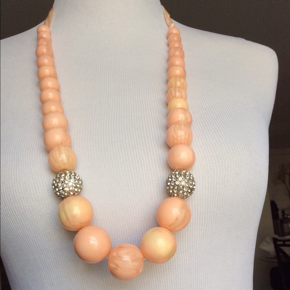 Necklace...Peachy-Pink
