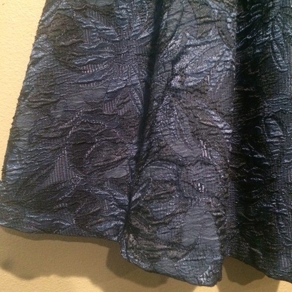 ❌SOLD❌ Nordstrom Jacquard Midi Skirt in Teal - Picture 2 of 4