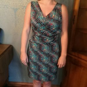 Polyester and spandex dress black Friday blowout