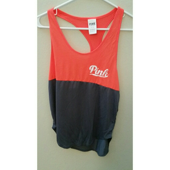 Colorblock Tank in Tangerine