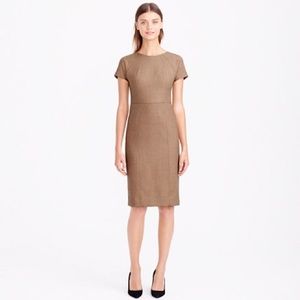 J.Crew Size 0 Dolman dress in double-serge wool