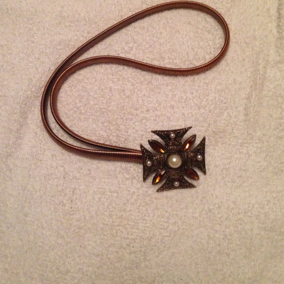 Copper color belt