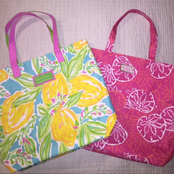 Lilly Pulitzer Handbags - Lilly Pulitzer Canvas Bag Bundle