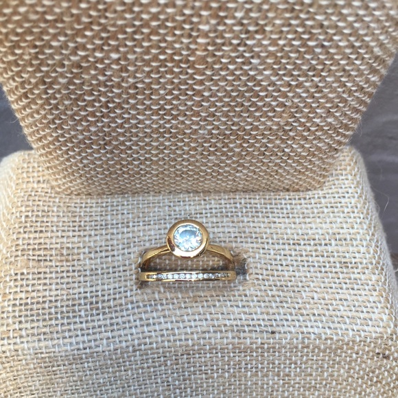 💎DIAMONICE Double Gold Rings