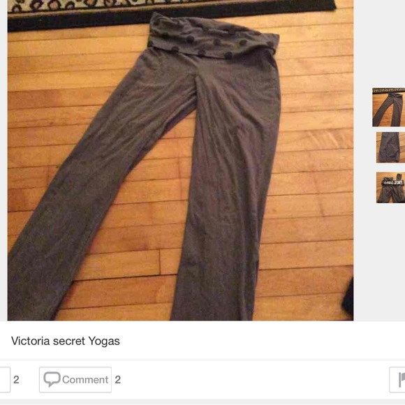 Grey Victoria secret Pink Yogas. SOLD