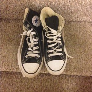Black converse high top