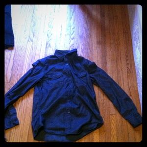 Blue button down shirt