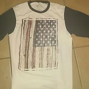 Bawery american flag shirt