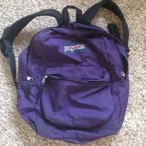 Purple Jansport backpack