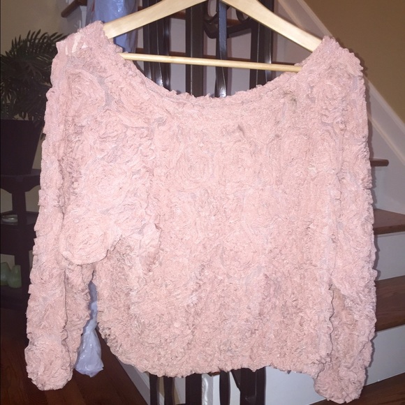 American apparel rose pattern shirt