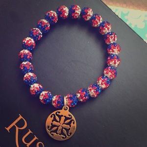 Rustic Cuff Firecracker Emme stretch bracelet