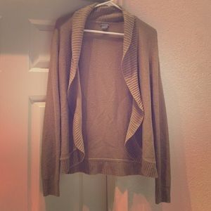 Tan cardigan