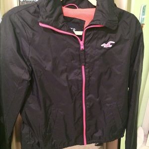 Navy/Pink Hollister Windbreaker