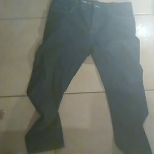 Dark blue denim jeans