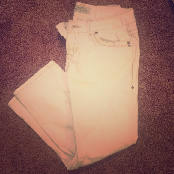 White Crop Jeans