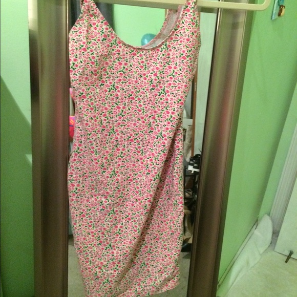 Floral body con dress