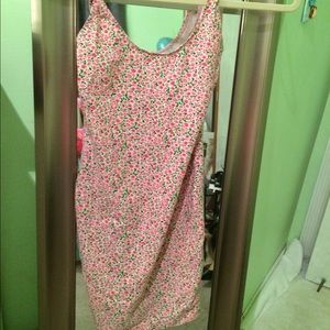 Floral body con dress