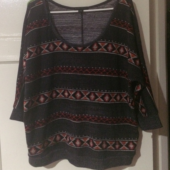 Tribal Print Sweater