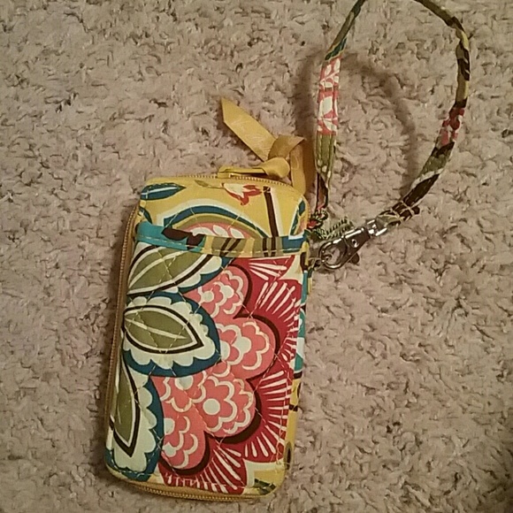 Vera Bradley all in one wristlet provencal