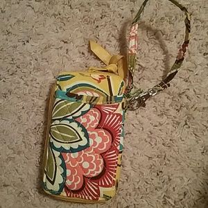 Vera Bradley all in one wristlet provencal